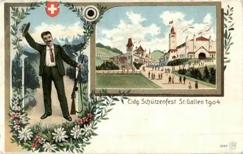 St. Gallen - Eidgen. Schützenfest 1904 -160920