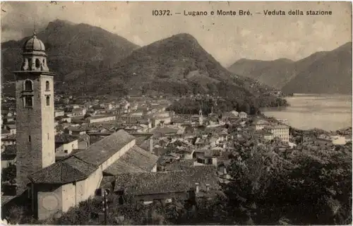 Lugano e monte Bre -159486