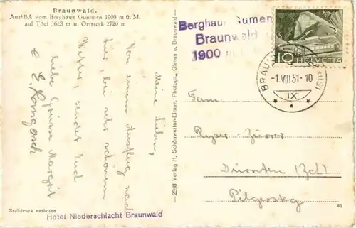 Braunwald - Ausblick vom Berghaus Gummern -161418