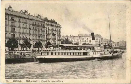 Geneve - Debarcadere - Quai du Mont Blanc -159624