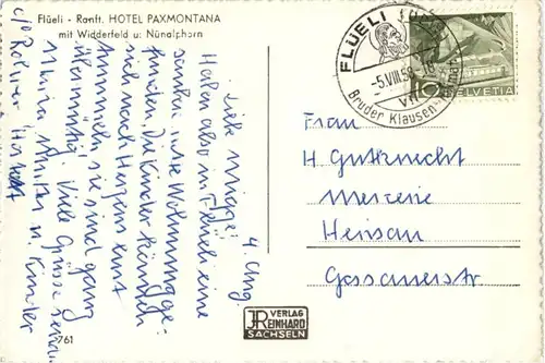 Flüeli Ranft - Hotel Paxmontana -161514