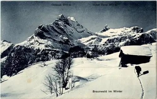 Braunwald im Winter -161666