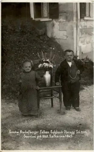 Sulzbach Oberegg - Seppatoni und Katharina - Liliputaner -162000