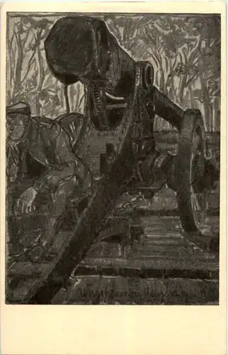 Erobertes Geschütz in Feuerstellung -158712