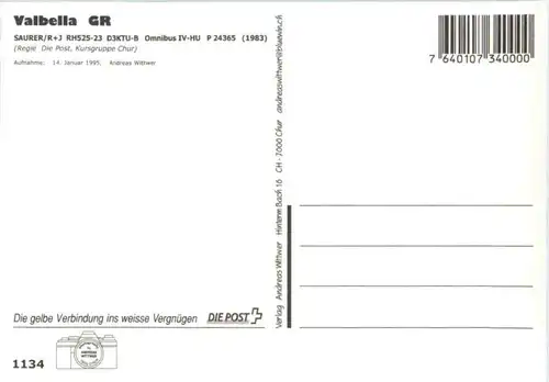 Valbella - Postbus -160726