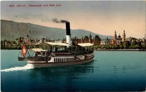 Zürich - Alpenquai -160568