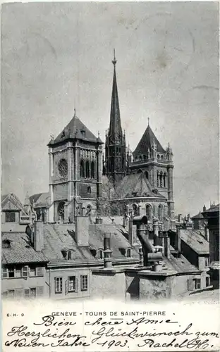 Geneve - Tours de St. Pierre -162376