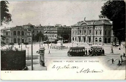 Geneve - Place Neuve mit Tram -162700