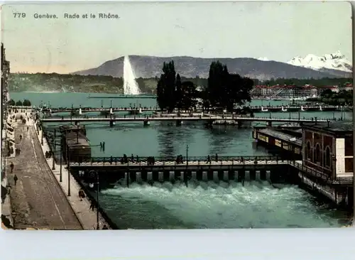 Geneve - Rade et le Rhone -162828
