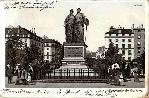 Souvenir de Geneve - Litho -162342