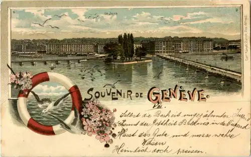 Souvenir de Geneve - Litho -162674