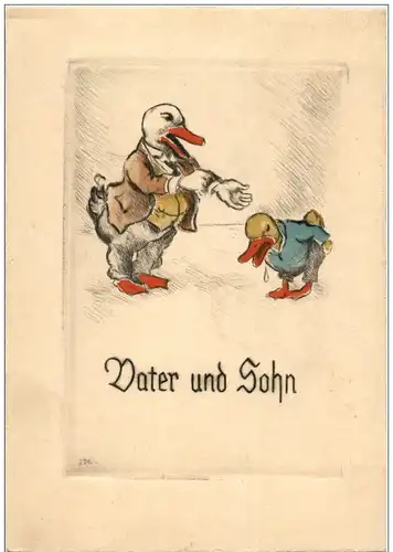 Vater und Sohn - Ente -121742