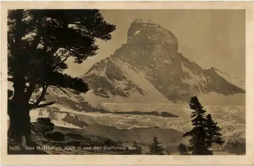 Matterhorn von Staffelalp -159456