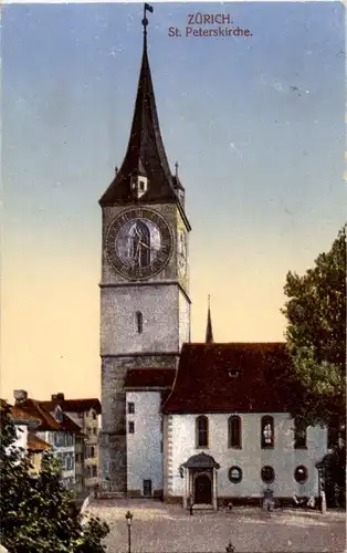 Zürich - St. Peterskirche -163252