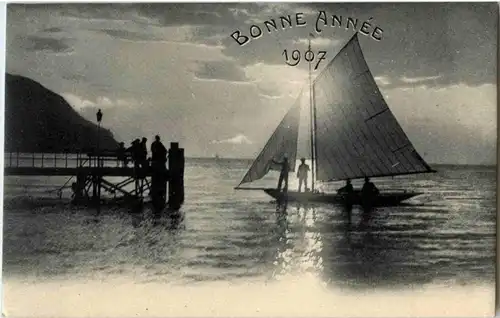 Barque du Leman Bonne Anne 1907 -162950