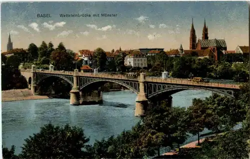 Basel - Wettsteinbrücke -159658