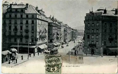 Geneve - Rue du Mont Blanc -162792