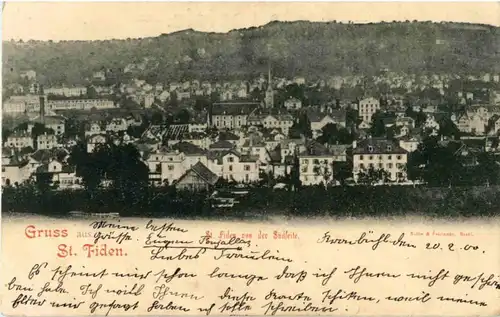 St. Gallen - Gruss aus St. Fiden -161000