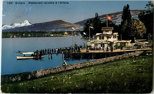 Geneve - Restaurant lacustre a l Ariana -162740