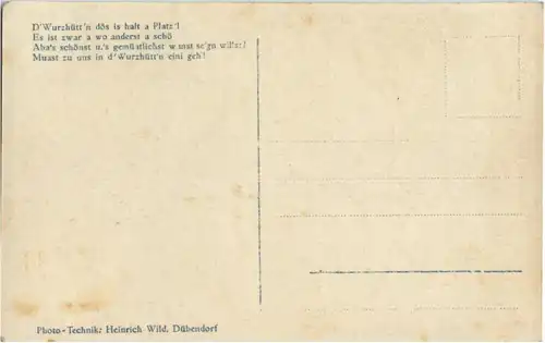 Zürich - Oberbayrische Gebirgsschenke z. Wurzhütte -163268