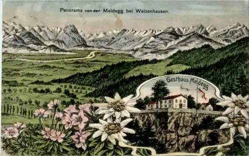 Panorama von der Meldegg bei Walzenhausen -161922