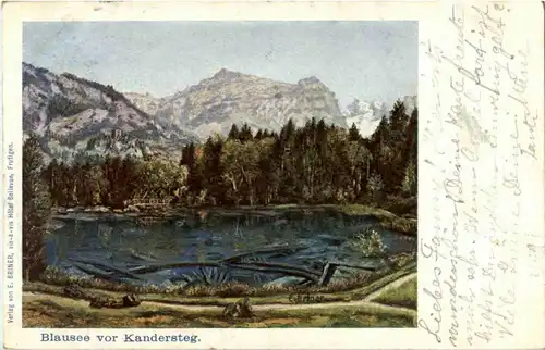 blausee vor Kandersteg -159844