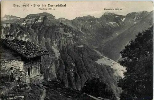 Braunwald - Blick ins Durnbachthal -161262