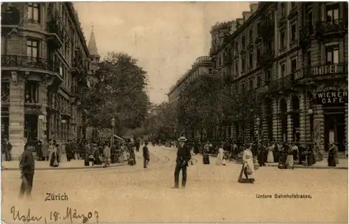 Zürich - Untere Bahnhofsstrasse -163216