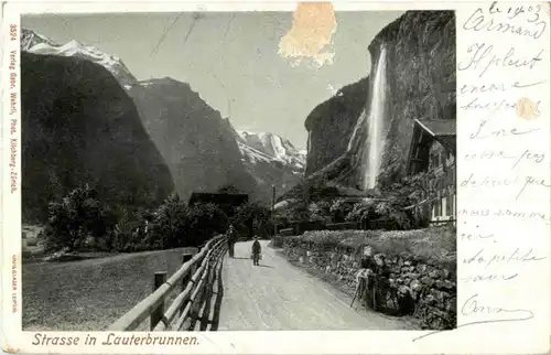 Strasse in Lauterbrunnen -160108