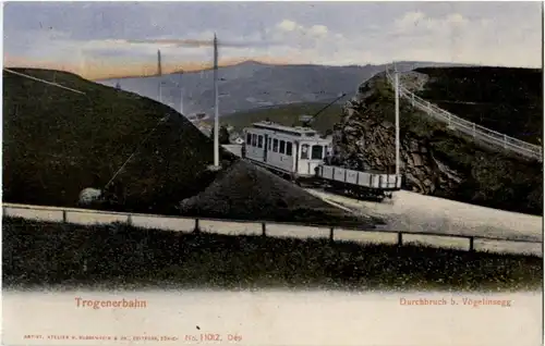 Trogenerbahn - Durchbruch bei Vögelinsegg -161952