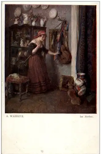 A. Wabretz - Im Atelier -122458