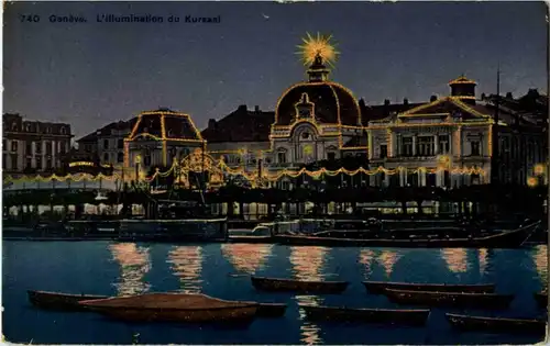 Geneve - L Illumination du Kursaal -162284