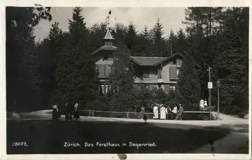 Zürich - Das Forsthaus im Degenried -163342