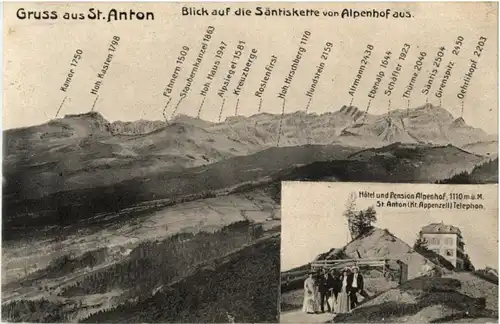 Gruss vom St. Anton - Gasthof zum Alpenhof -162024
