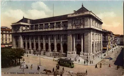 Geneve - Hotel des Postes mit Tram -162346