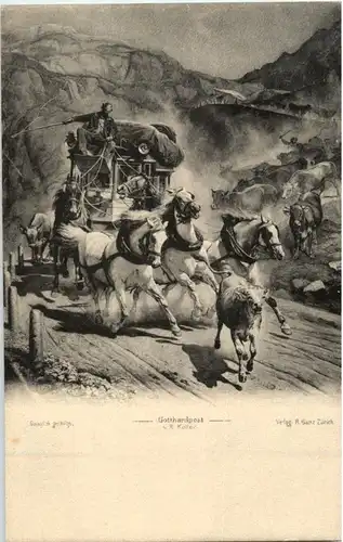 Gotthardpost - Postkutsche -160262