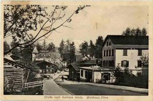 Waldhaus Flims - Strasse nach Kurhaus Adula -163918