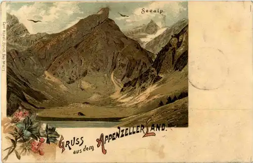 Gruss aus dem Appenzeller Land - Seealp -163684