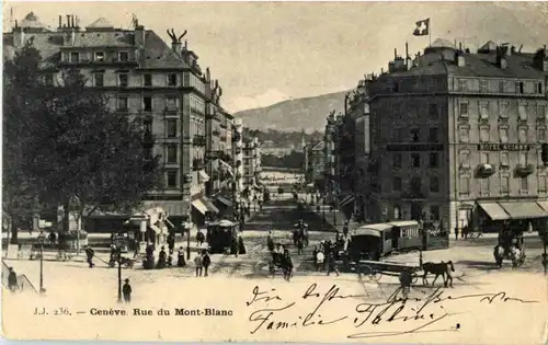 Geneve - Rue du Mont Blanc -162818