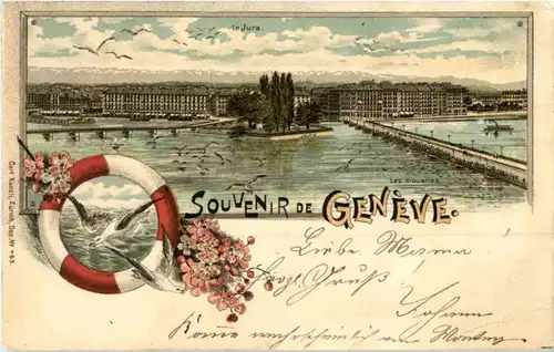 Souvenir de Geneve - Litho -162328