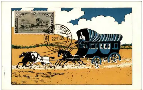 Kutsche Ganzsache -123252