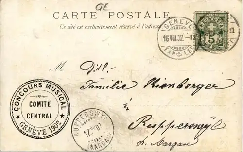 Geneve - Concours National 1902 -162392