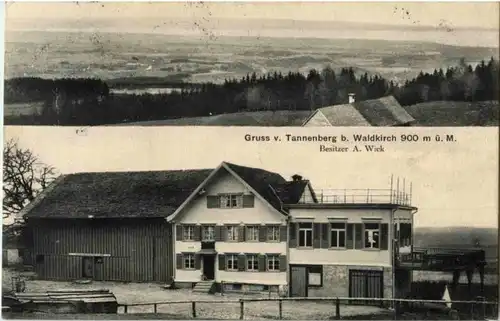Gruss vom Tannenberg bei Waldkirch -163176