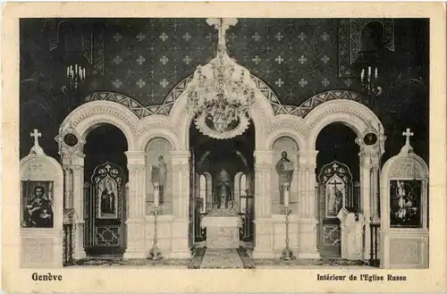 Geneve - Interieur de l Eglise Russe -162474
