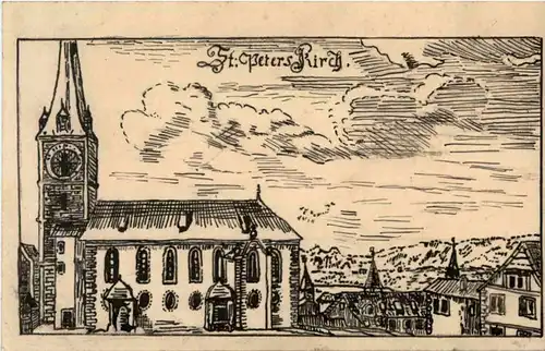 Zürich - St. Peterskirche -163242