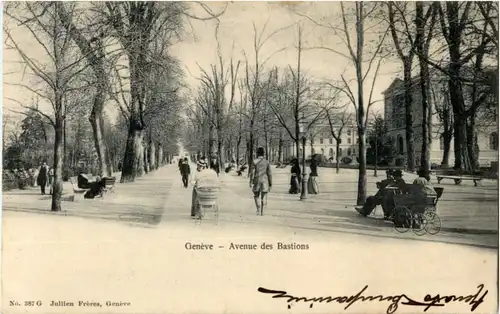 Geneve - Avenue des Bastions -162822