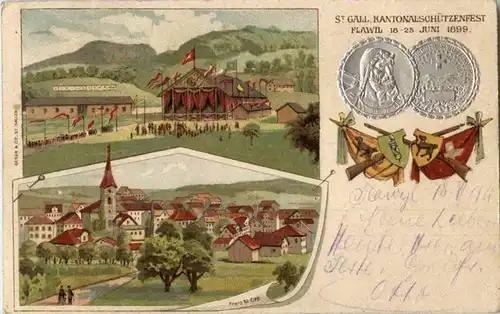 Flawil - Kanotnalschützenfest 1899 -164622