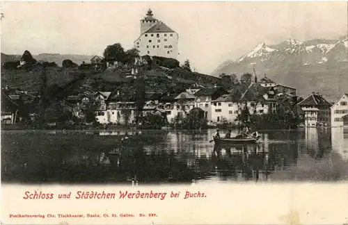 Schloss und Städtchen Werdenberg bei Buchs -163086