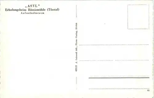 Erholungsheim Rämismühle - Tösstal -165002