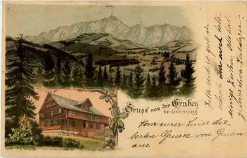 Gruss von der Gruben bei Lichtensteig -164512